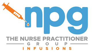 NPG THE NURSE PRACTITIONER GROUP INFUSIONS logo