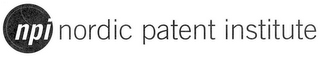 NPI NORDIC PATENT INSTITUTE logo