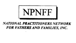 NPNFF NATIONAL PRACTITIONERS NETWORK FOR FATHERS AND FAMILIES, INC. logo
