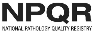 NPQR NATIONAL PATHOLOGY QUALITY REGISTRY logo