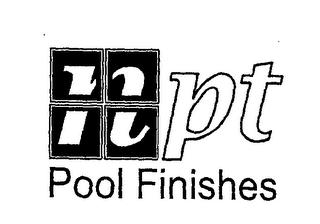 NPT POOL FINISHES logo