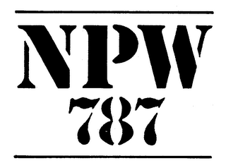 NPW 787 logo