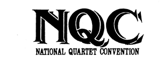 NQC NATIONAL QUARTET CONVENTION logo