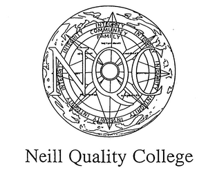 NQC NEILL QUALITY COLLEGE INTEGRITY FAMILY COMMUNITY logo