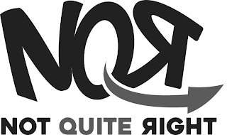 NQR NOT QUITE RIGHT logo