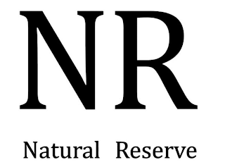 NR NATURAL RESERVE logo