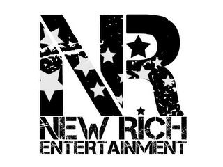 NR NEW RICH ENTERTAINMENT logo