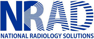 NRAD NATIONAL RADIOLOGY SOLUTIONS logo