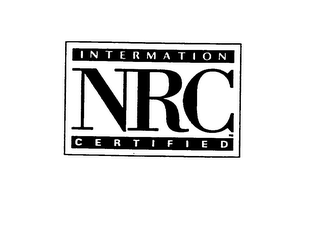 NRC INTERMATION CERTIFIED logo