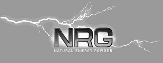 NRG NATURAL ENERGY POWDER logo