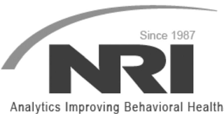 NRI SINCE 1987 ANALYTICS IMPROVING BEHAVIORAL HEALTH logo