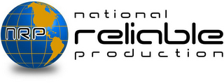 NRP NATIONAL RELIABLE PRODUCTION logo