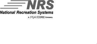 NRS NATIONAL RECREATION SYSTEMS A PLAYCORE COMPANY logo