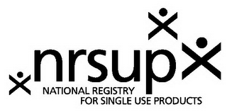NRSUP NATIONAL REGISTRY FOR SINGLE USE PRODUCTS logo
