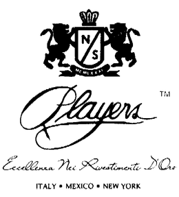 NS MCMLXXXI PLAYERS ECCELLENZA NEI RIVESTIMENTI D'ORO logo