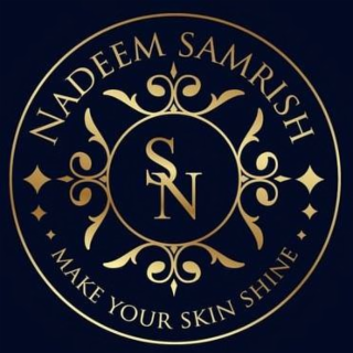 NS NADEEM SAMRISH MAKE YOUR SKIN SHINE logo
