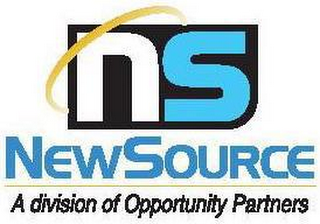 NS NEWSOURCE A DIVISION OF OPPORTUNITY PARTNERS logo