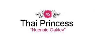 NS THAI PRINCESS "NUENSIE OAKLEY" logo