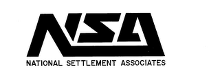 NSA NATIONAL SETTLEMENT ASSOCIATES logo