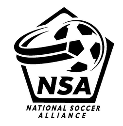 NSA NATIONAL SOCCER ALLIANCE logo