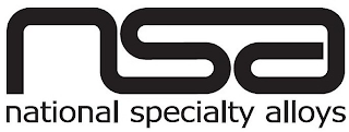 NSA NATIONAL SPECIALTY ALLOYS logo