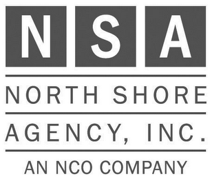 NSA NORTH SHORE AGENCY, INC. AN NCO COMPANY logo