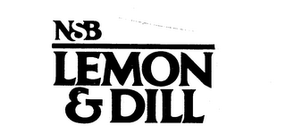 NSB LEMON & DILL logo