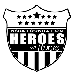 NSBA FOUNDATION HEROES ON HORSES logo