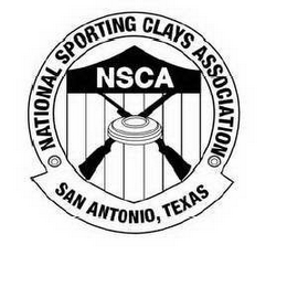 NSCA NATIONAL SPORTING CLAYS ASSOCIATION SAN ANTONIO, TEXAS logo