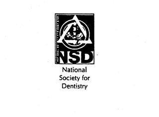 NSD NATIONAL SOCIETY FOR DENTISTRY logo