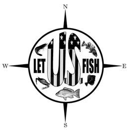 NSEW LET U.S. FISH logo