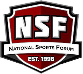 NSF NATIONAL SPORTS FORUM EST. 1996 logo