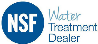 NSF WATER TREATMENT DEALER logo
