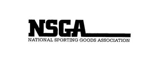 NSGA NATIONAL SPORTING GOODS ASSOCIATION logo