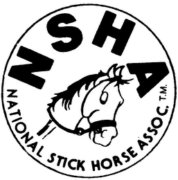 NSHA NATIONAL STICK HORSE ASSOC. logo