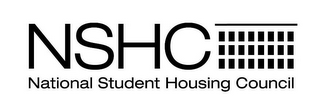 NSHC NATIONAL STUDENT HOUSING COUNCIL logo