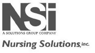 NSI A SOLUTIONS GROUP COMPANY NURSING SOLUTIONS, INC. logo