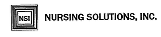 NSI NURSING SOLUTIONS, INC. logo