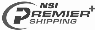 NSI PREMIER+ SHIPPING logo