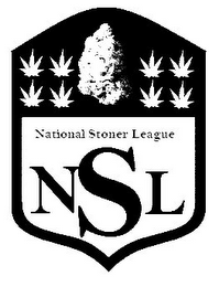 NSL NATIONAL STONER LEAGUE logo