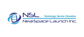 NSL NEARSSPACE LAUNCH TECHNOLOGY SERVICE EDUCATION logo