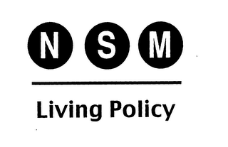 NSM LIVING POLICY logo