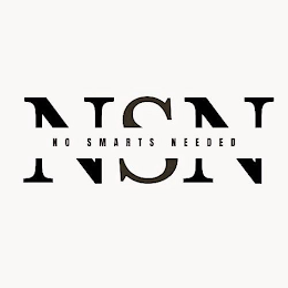 NSN NO SMARTS NEEDED logo