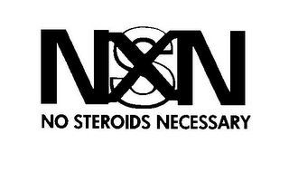 NSN NO STEROIDS NECESSARY logo