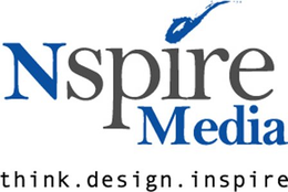 NSPIRE MEDIA THINK.DESIGN.INSPIRE logo