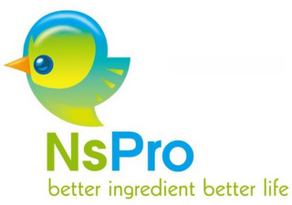 NSPRO BETTER INGREDIENT BETTER LIFE logo