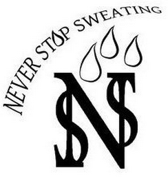 NSS NEVER STOP SWEATING logo