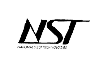 NST NATIONAL SLEEP TECHNOLOGIES logo