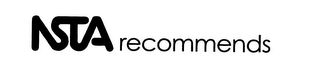 NSTA RECOMMENDS logo
