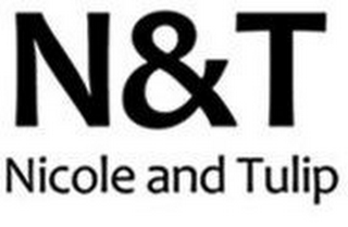 N&T NICOLE AND TULIP logo
